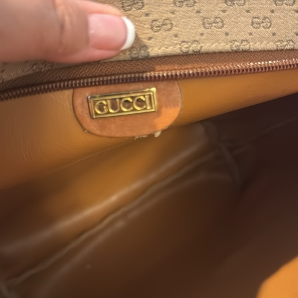 Vintage Gucci Monogram Shoulder Bag - Picture 8 of 10